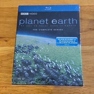 BBC Video Planet Earth The Complete Series Blu-Ray 4 Disc Set Sealed